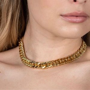 Uncommon James Gold Link Chain Necklace Adjustable
